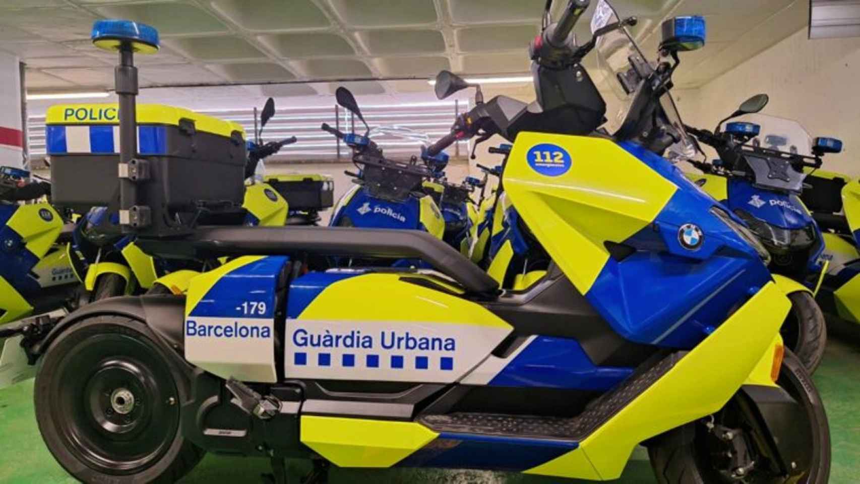 Motocicletas de la Guardia Urbana de Barcelona