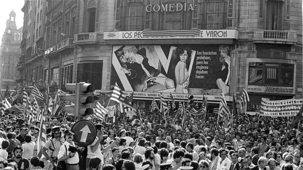 Imagen de archivo del cine Comedia de paseo de Gràcia de Barcelona