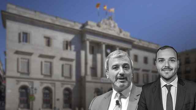Jaume Collboni y Albert Dalmau, gerente del Ayuntamiento de Barcelona