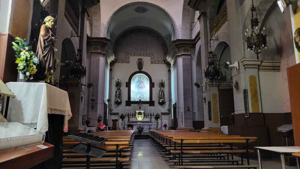 Interior de la iglesia