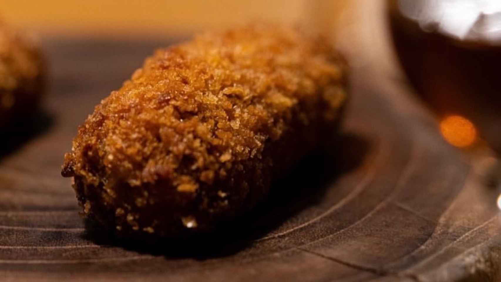 Croqueta de pato asado del restaurante Suculent en Barcelona