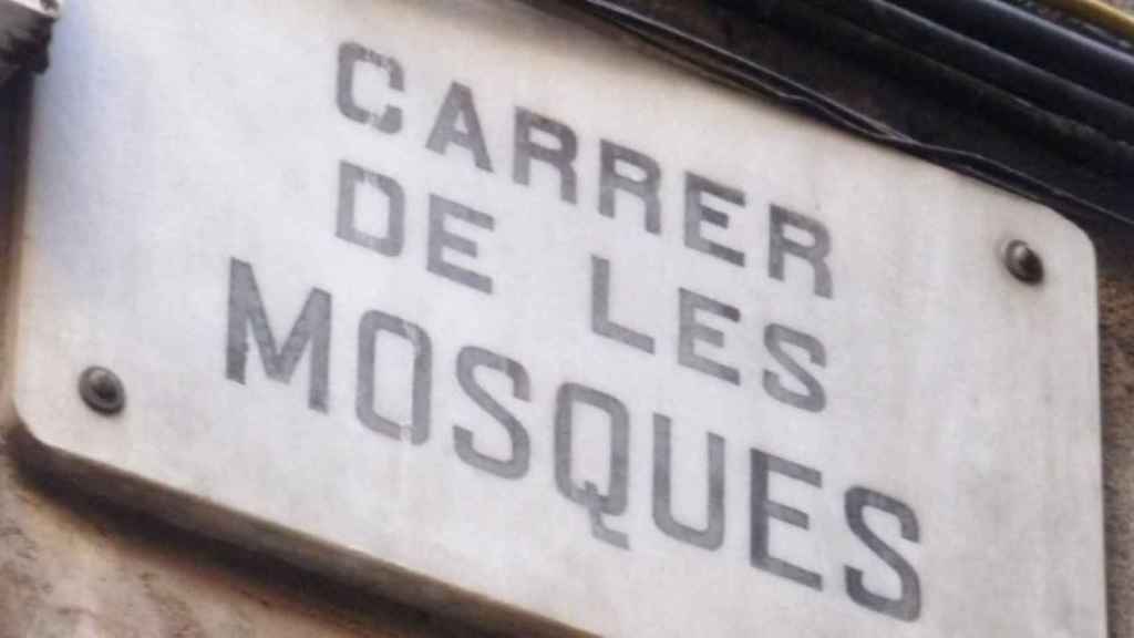 La calle de les Mosques,  la más estrecha de Barcelona