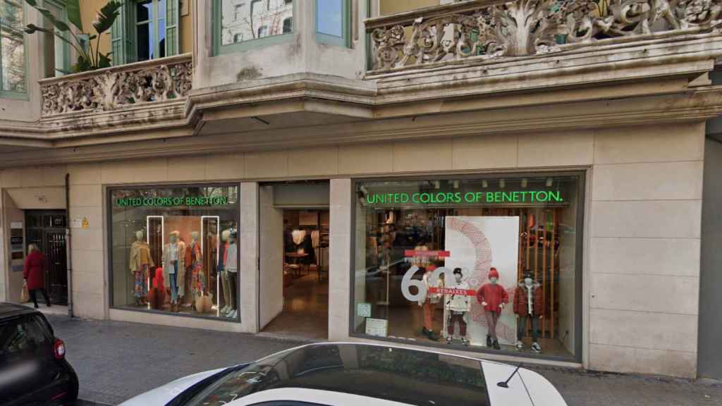 La tienda de Benetton en la Rambla Catalunya