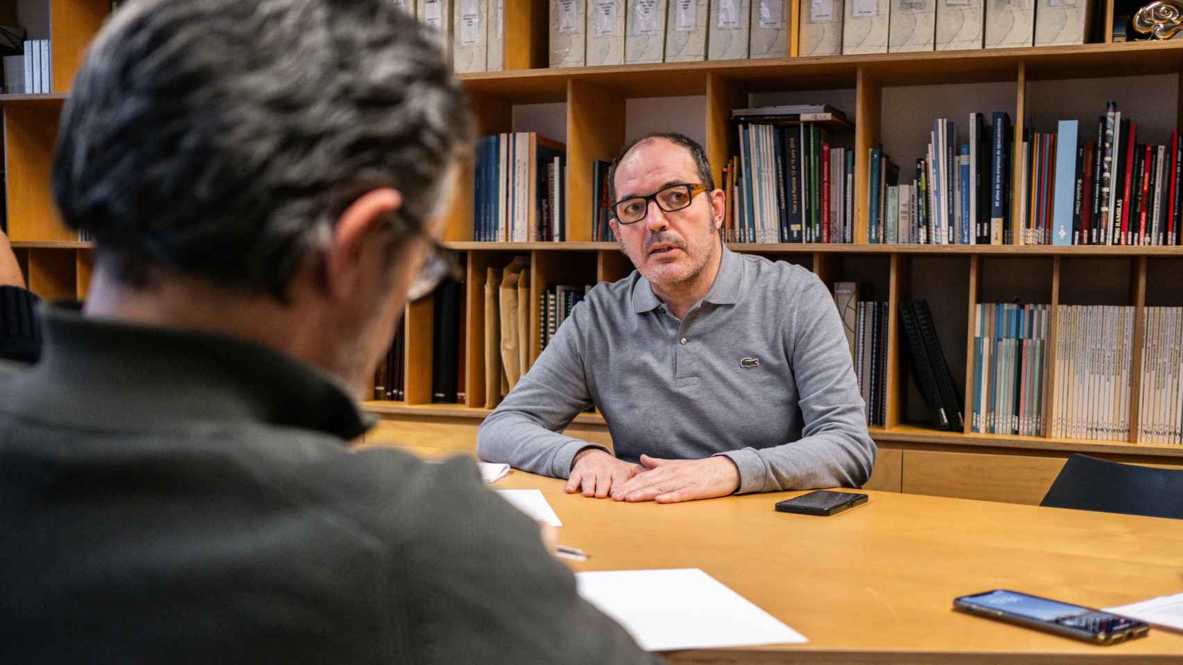 Fermin Villar durante la entrevista con Metrópoli