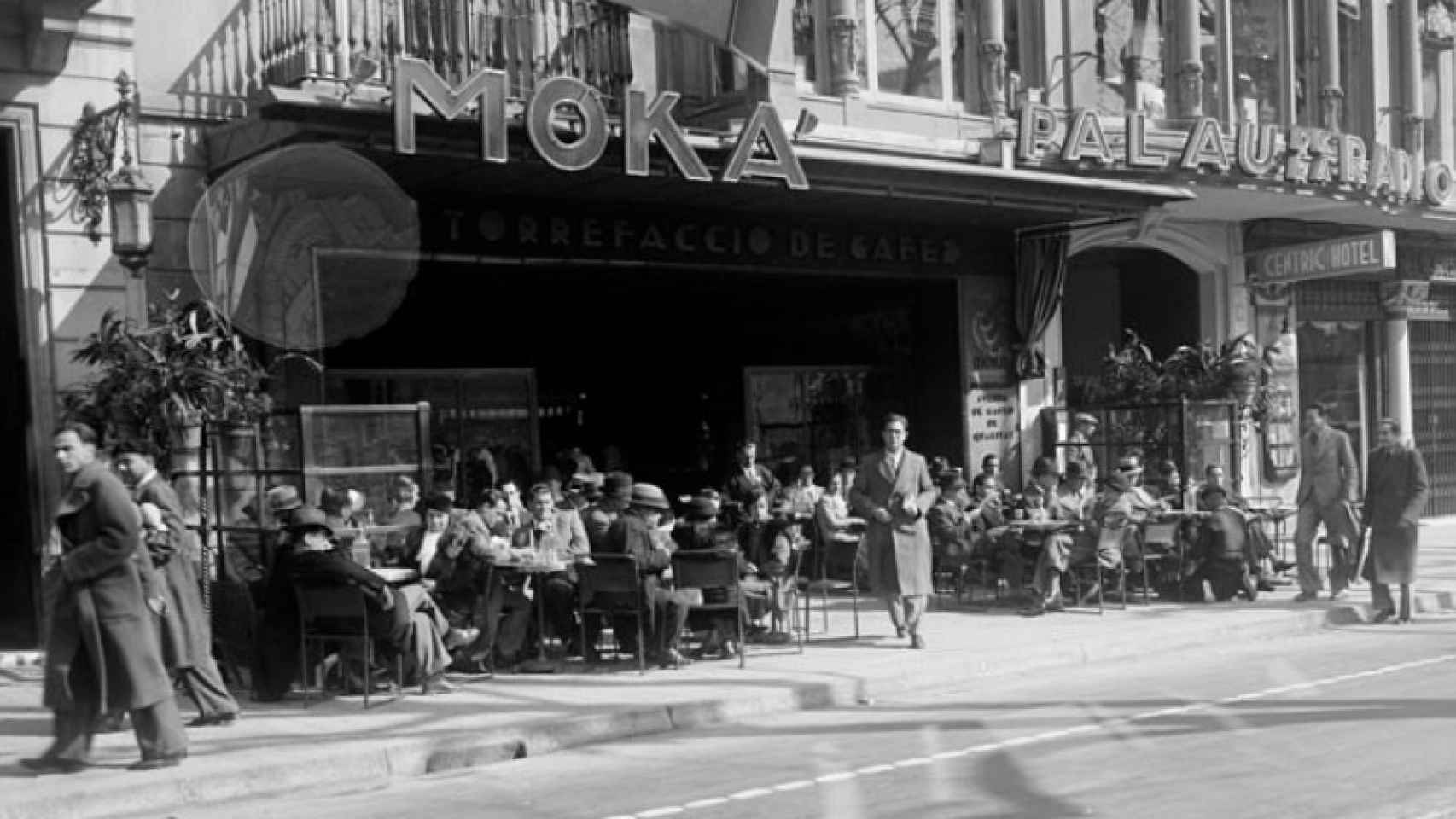 Imagen de archivo del restaurante Moka de la Rambla de Barcelona