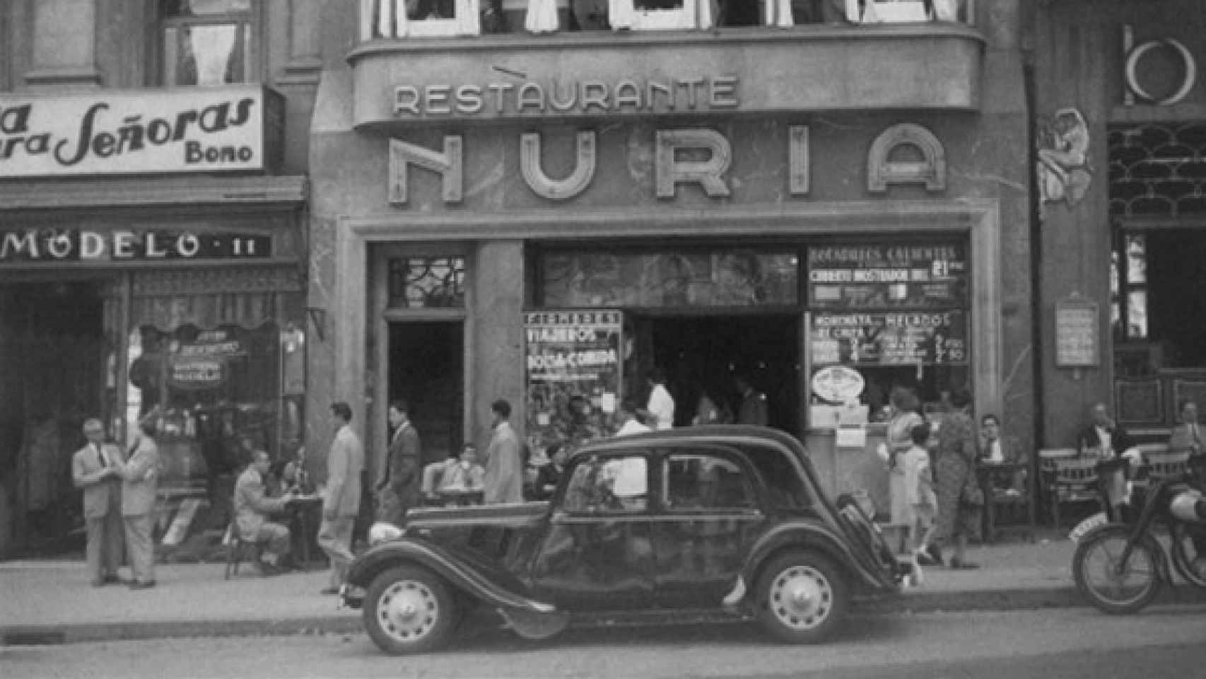 Imagen de archivo del restaurante Nuria de la Rambla de Barcelona