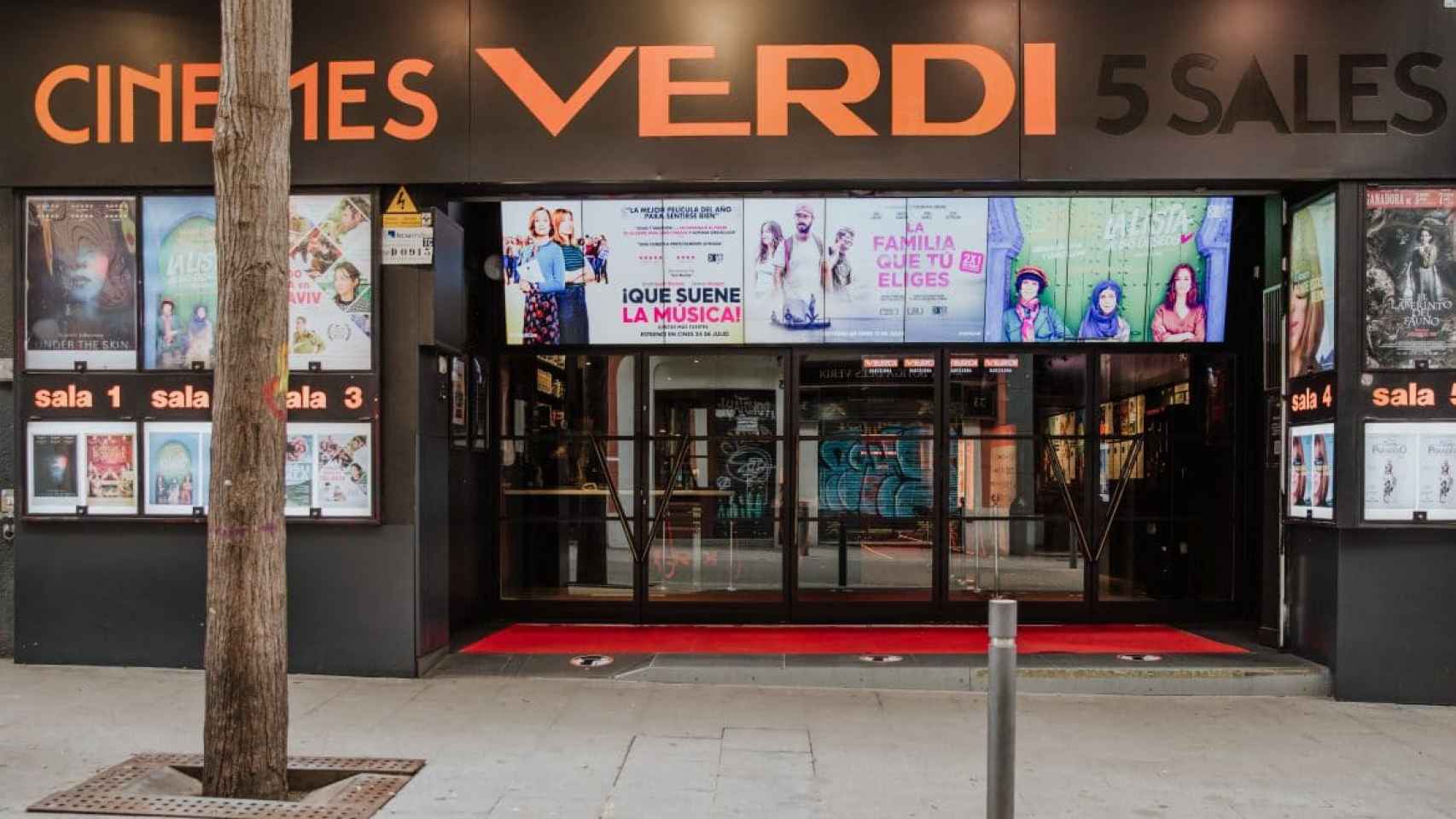 Cines Verdi en Gràcia