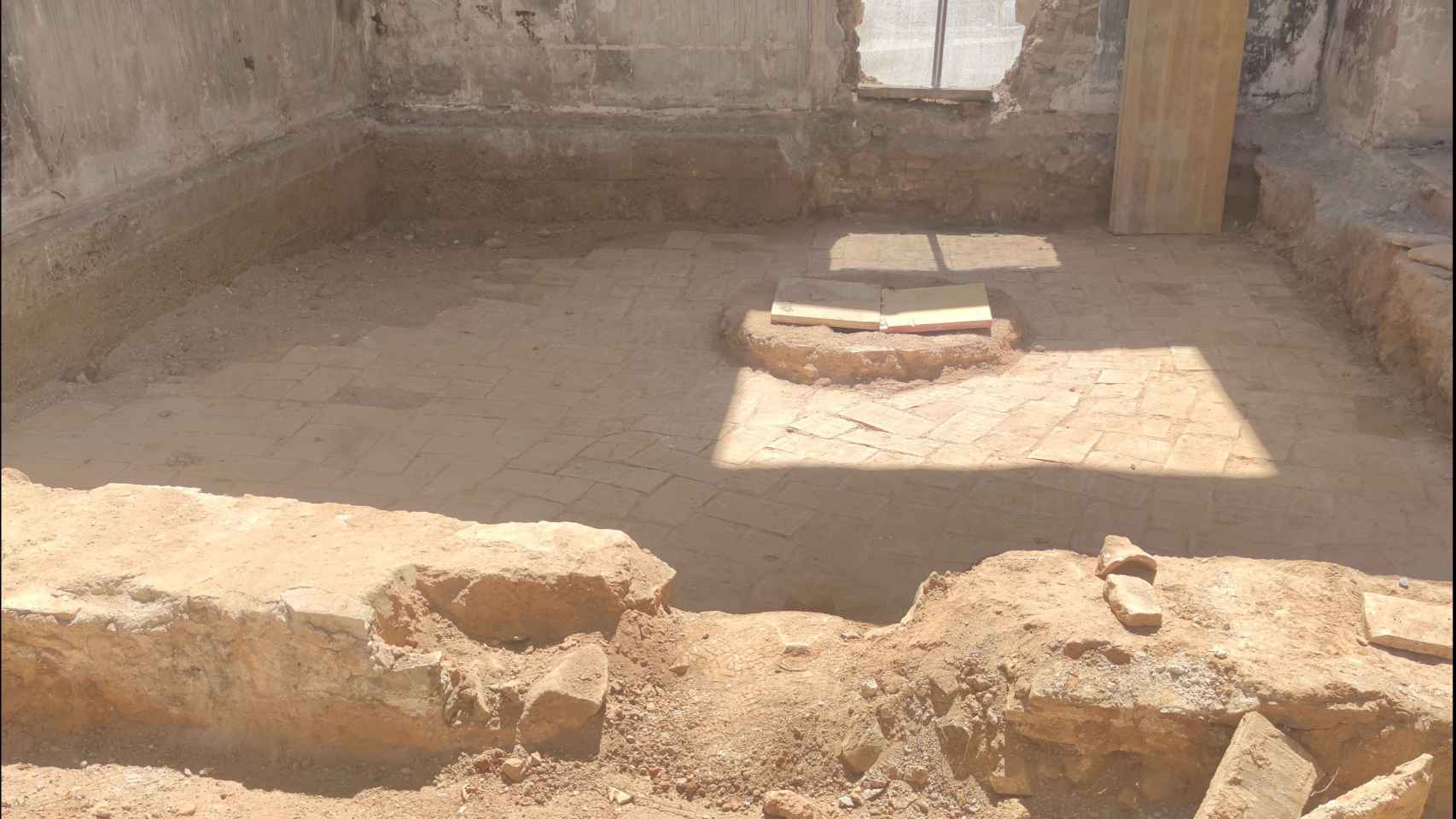 Hallazgo de restos arqueológicos durante las obras