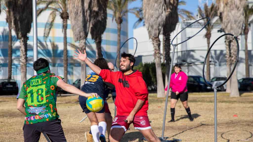 Un entreno de los Barcelona Eagles