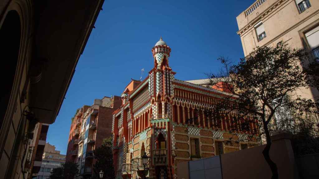 Vista exterior de la Casa Vicens en Barcelona