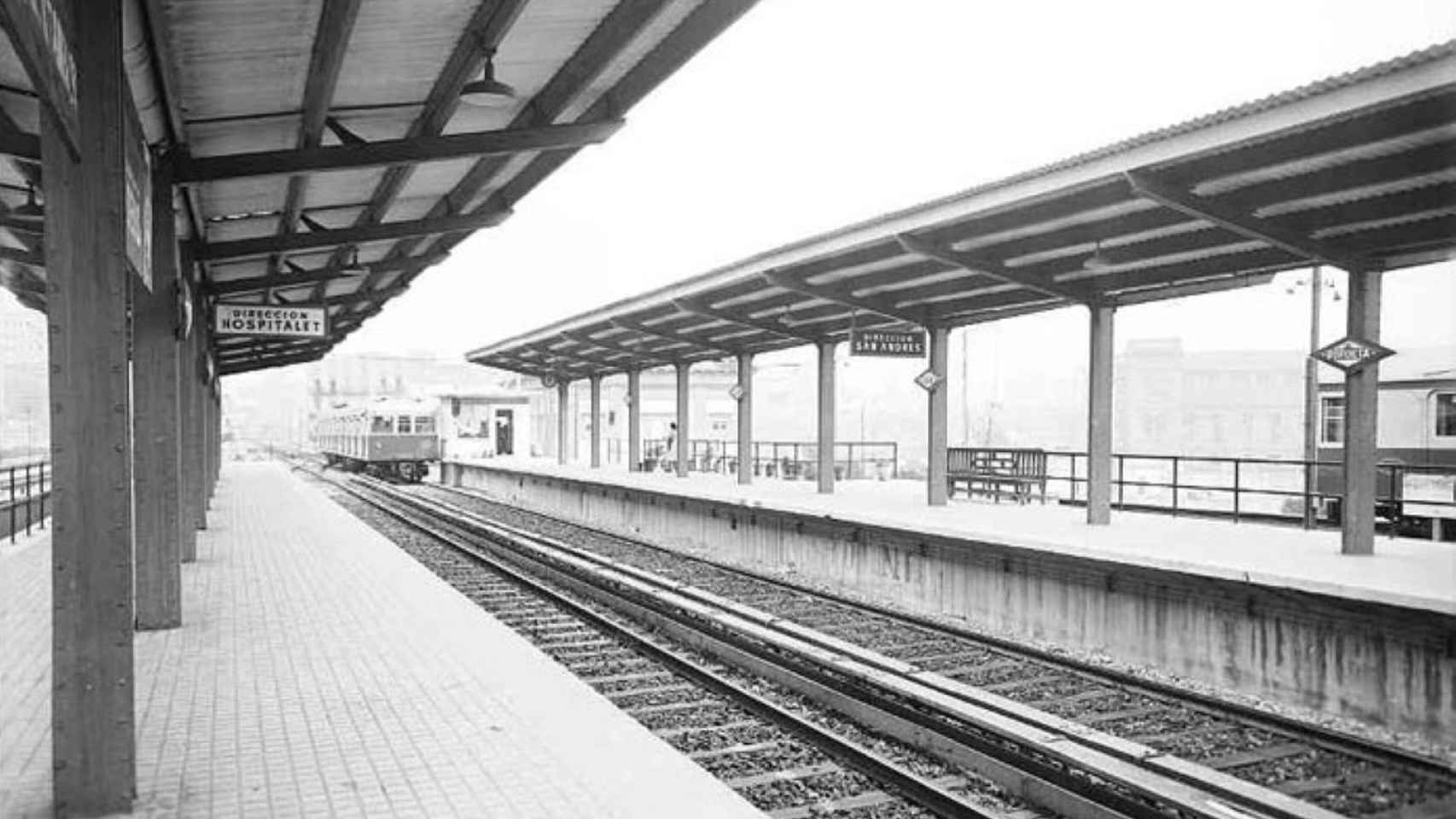 La antigua estación de la Bordeta