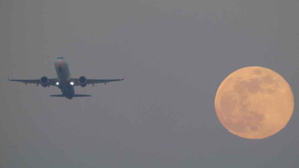 Luna llena desde Gavà