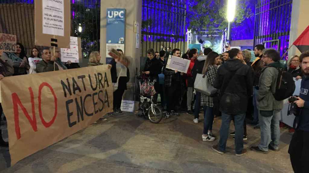 Manifestación contra 'Natura Encesa'