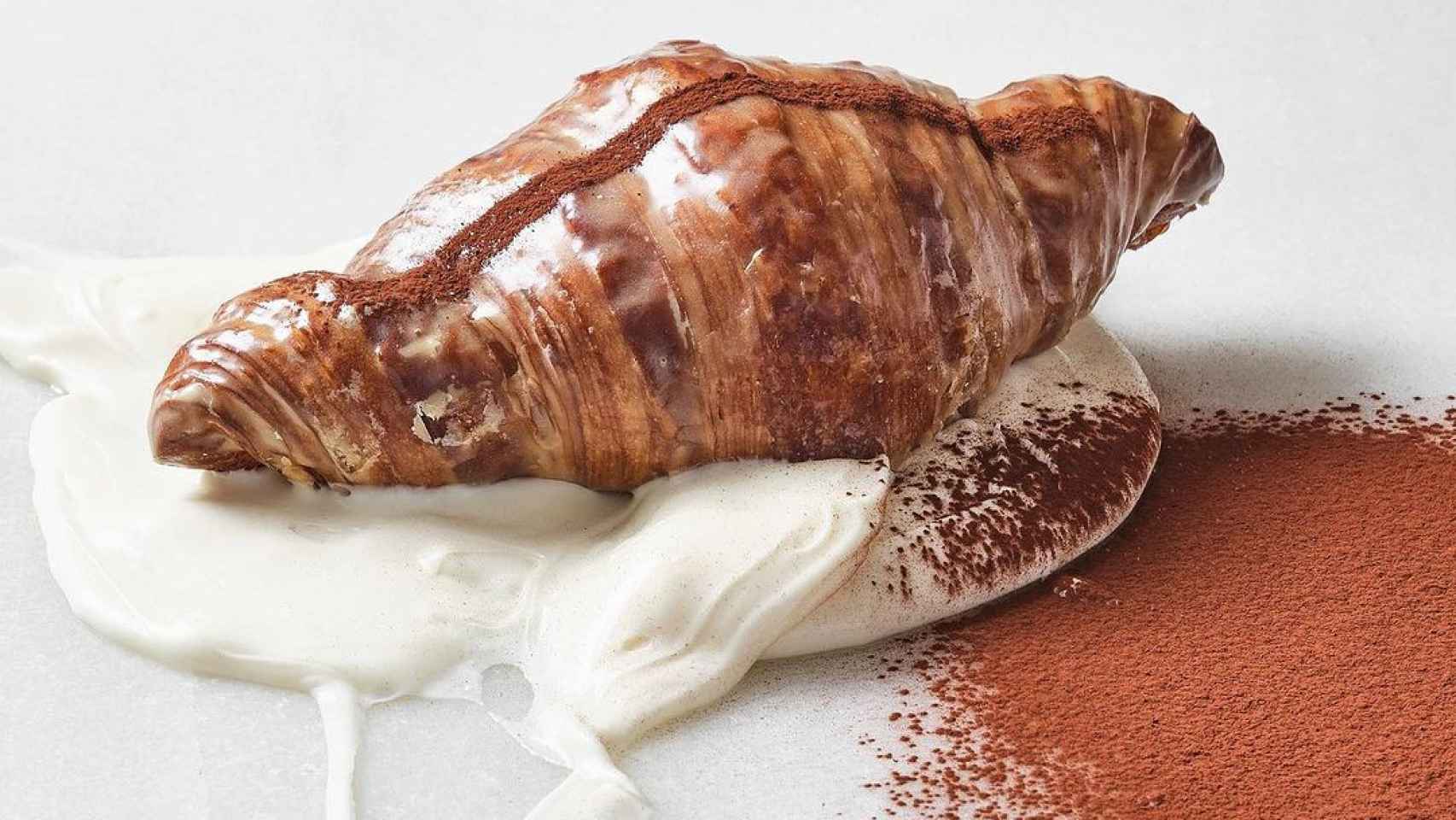 Croissant de mascarpone de la pastelería Hofmann, la mejor de Catalunya