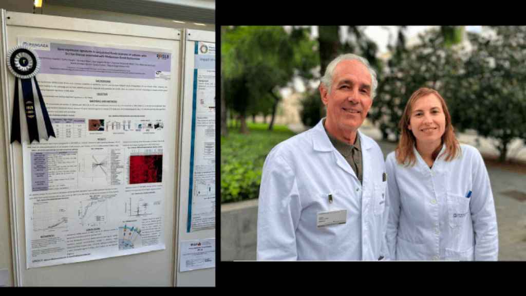 El doctor Carlos Verges y Ana Giménez, coautores del estudio