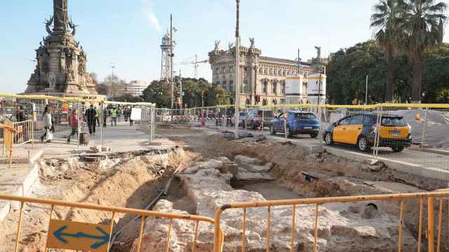 Los restos arqueológicos que han quedado al descubierto por las obras de reurbanización de la Rambla