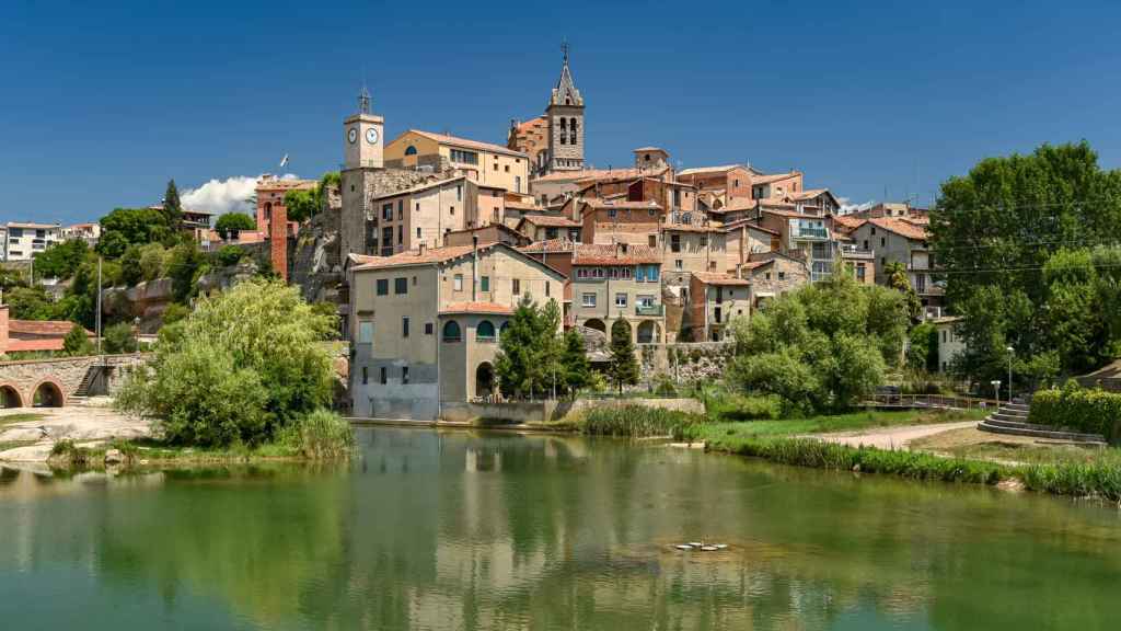 El pueblo de Gironella, en el Berguedà