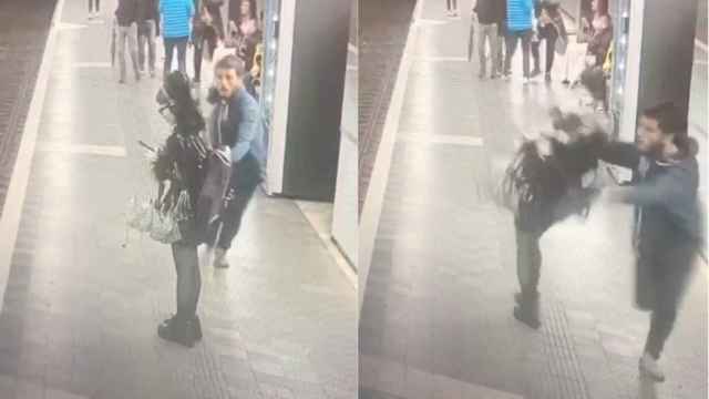Un hombre agrede a mujeres en el metro de Barcelona