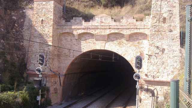 El primer túnel ferroviario de España está en Montgat
