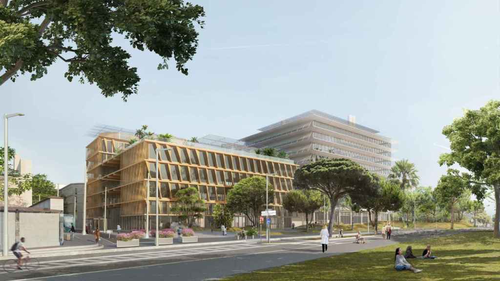 Render del futuro ‘hub’ del Mercat del Peix de Barcelona