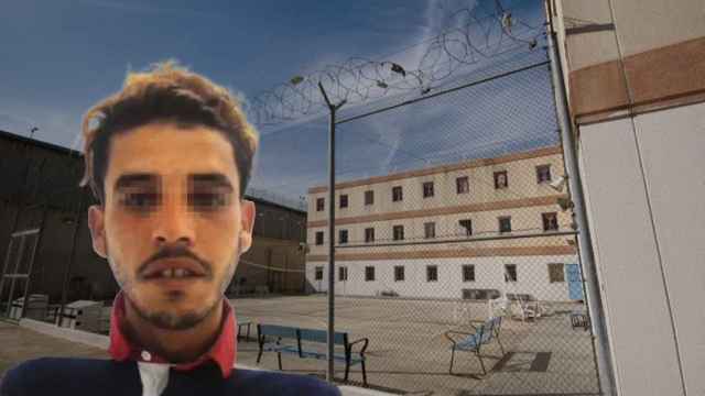 Montaje del agresor del metro de Barcelona, Koudid Souheib, con la prisión de Brians 1