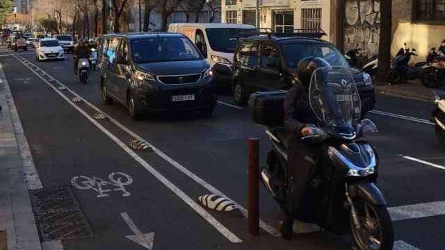 Retenciones en la avenida de Vallcarca