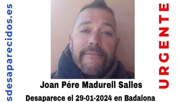 Joan Pere Madurell, desaparecido en Badalona el 29 de enero