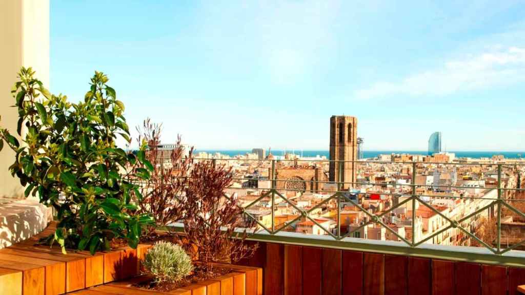 Las vistas de Barclona desde Hotel Le Meridien