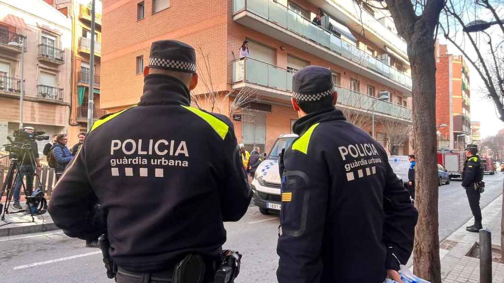 Agentes de la Guardia Urbana de Badalona en una imagen de archivo