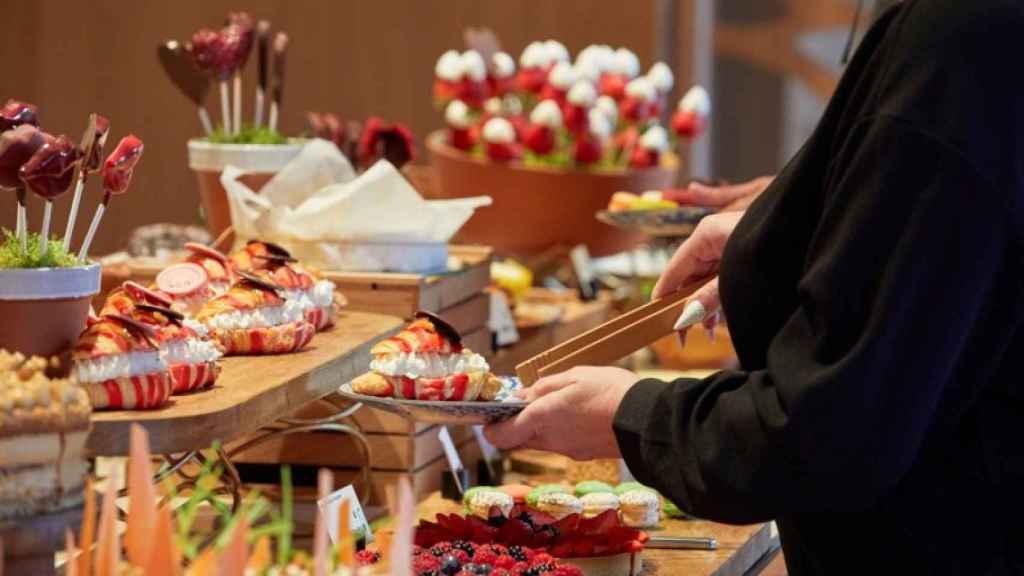 El buffet libre del Hotel Intercontinental de Barcelona