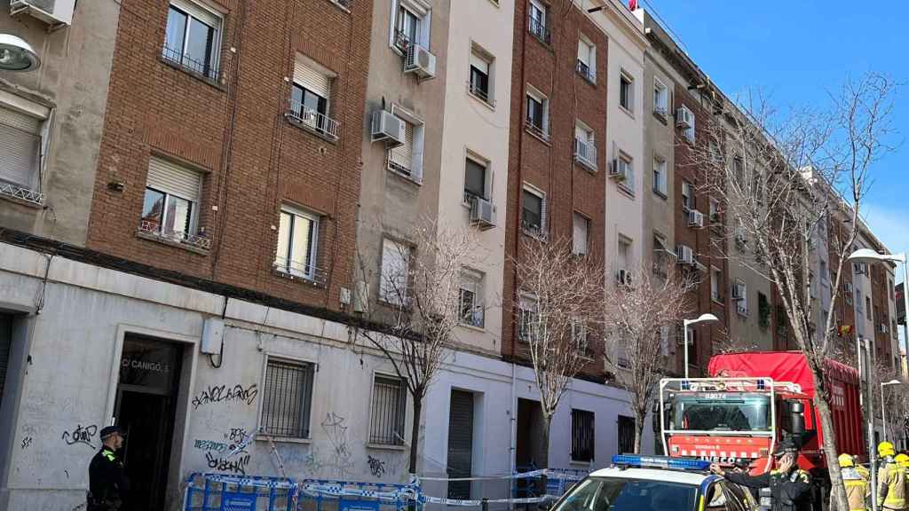 La calle de Canigó de Badalona