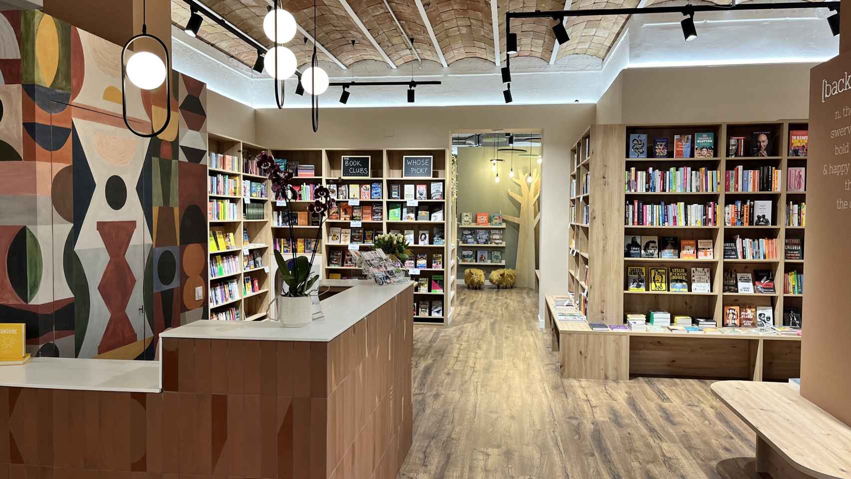 Interior de la nueva librería de Barcelona, la Back Story Bookshop