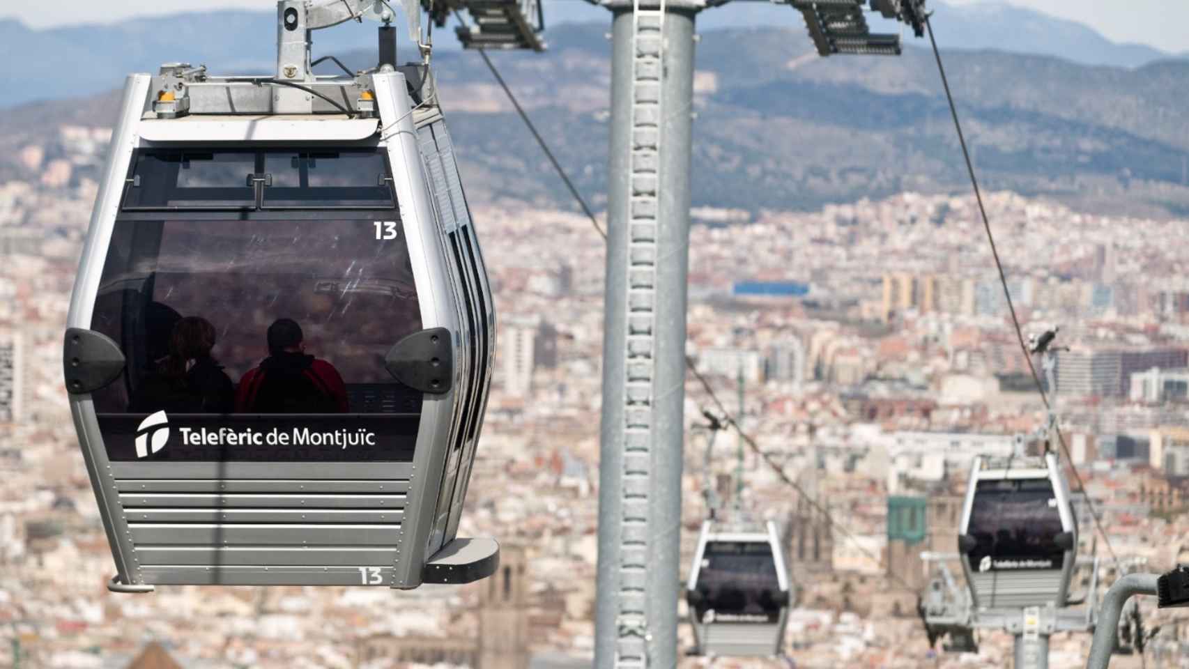 El teleférico de Montjuïc de Barcelona