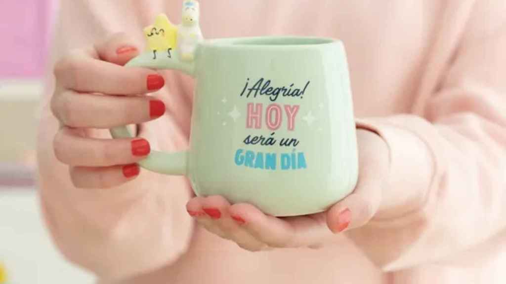 Una de las optimistas tazas de Mr Wonderful