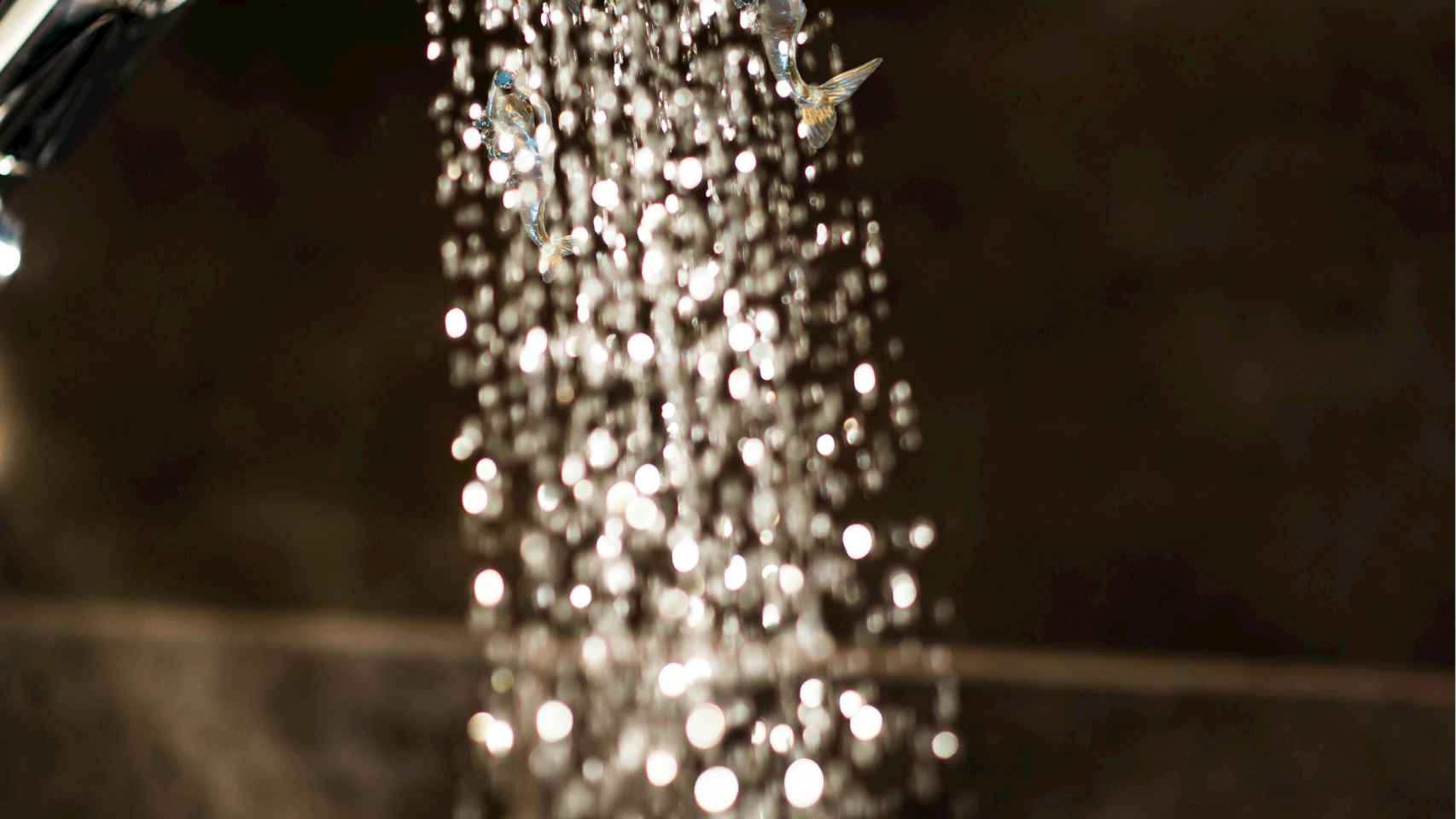 Agua saliendo de una ducha de un hogar de Barcelona