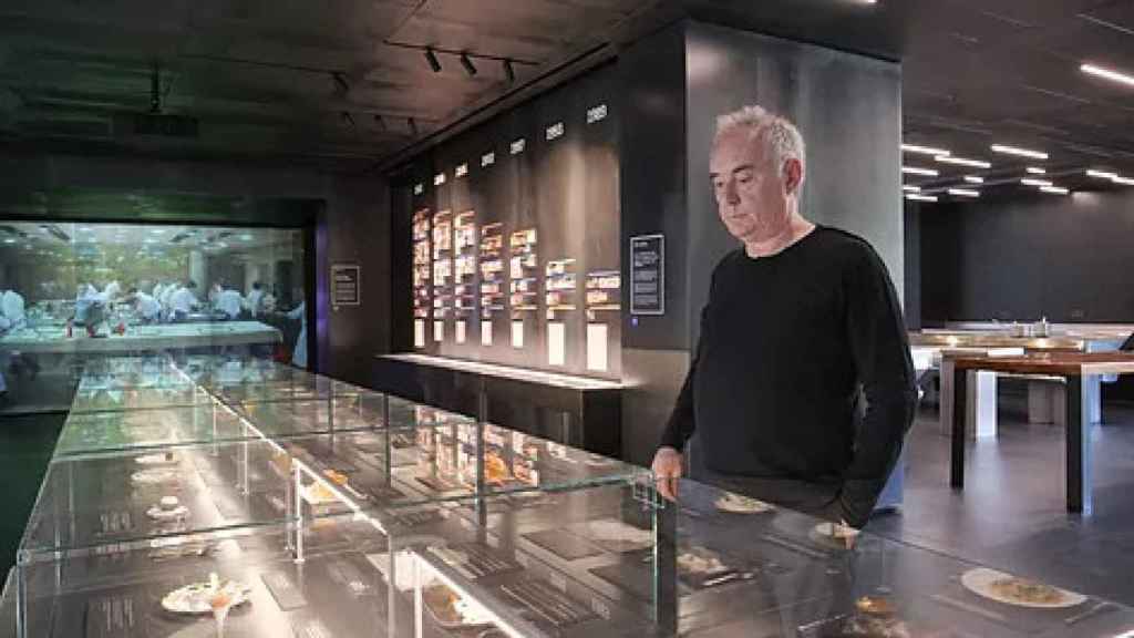 Ferran Adrià, en el museo El Bulli 1846