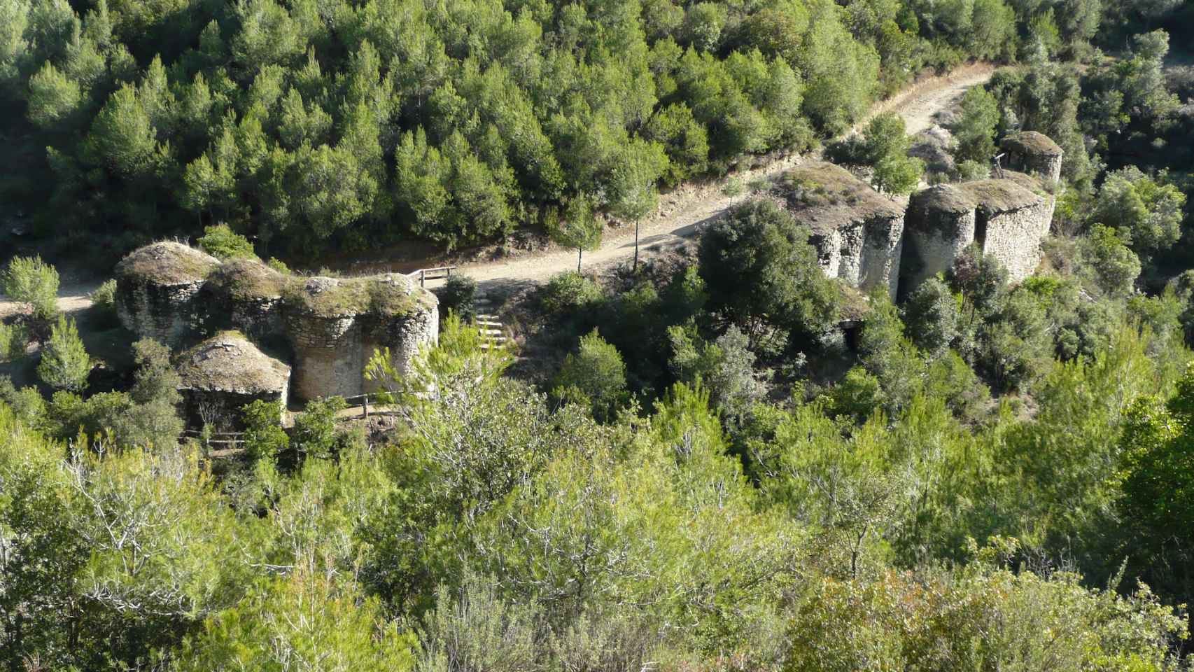 Vista aérea de Tines de l'Escudelleta