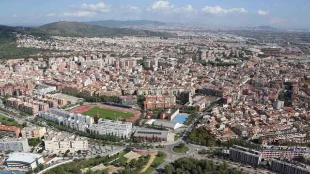 Vista aérea de Gavà (Baix Llobregat)