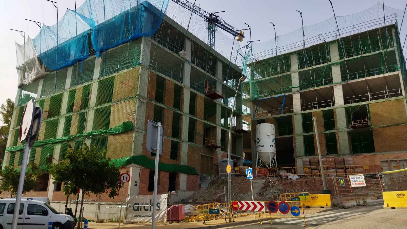 Construcción de vivienda social en Castelldefels
