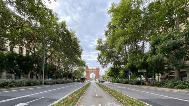 El paseo de Sant Joan de Barcelona, en el distrito del Eixample