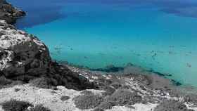 La isla de Lampedusa en una imagen de archivo