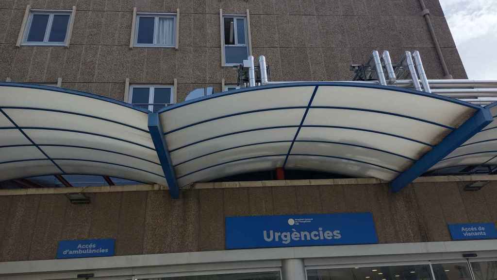 Acceso a urgencias del Hospital  de L'Hospitalet