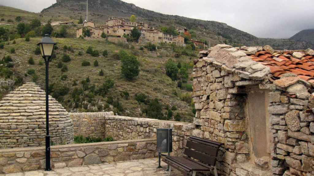 Castellar de n'Hug en una image de archivo