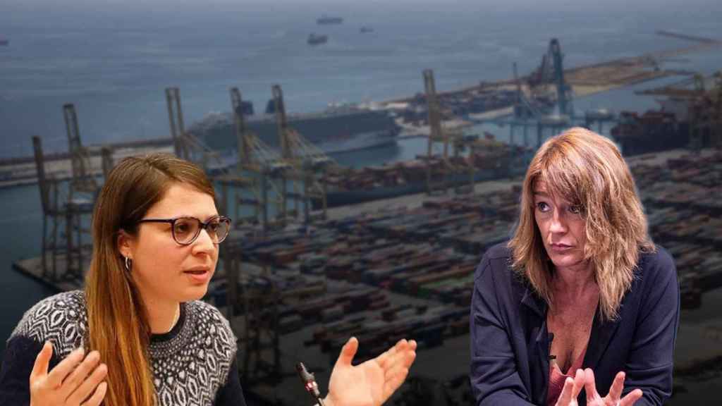 La portavoz de los comunes, Janet Sanz, y la teniente del PSC, Laia Bonet