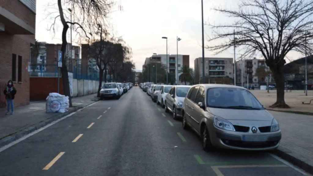 Aparcamiento que se perderá en la calle de Can Ros