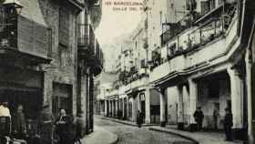 Imagen histórica del barrio de la Ribera