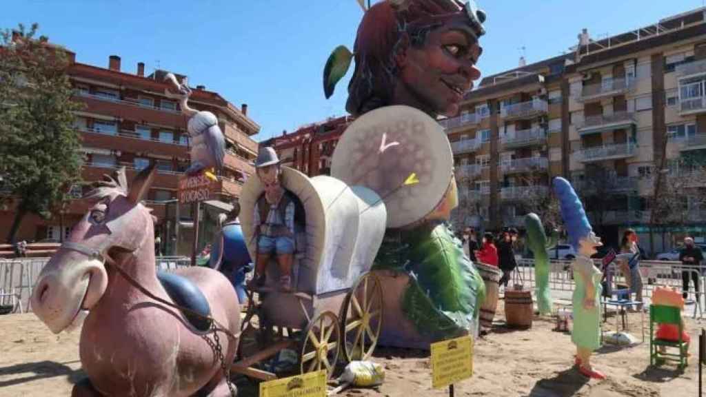 Las fallas de Gavà en una edición anterior