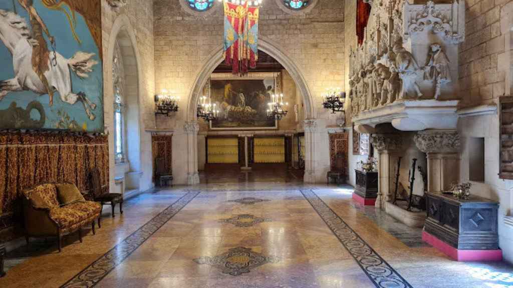 Castillo de Santa Florentina en su interior