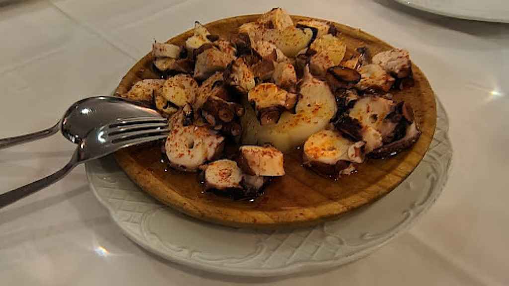 Pulpo gallego en Casa Darío