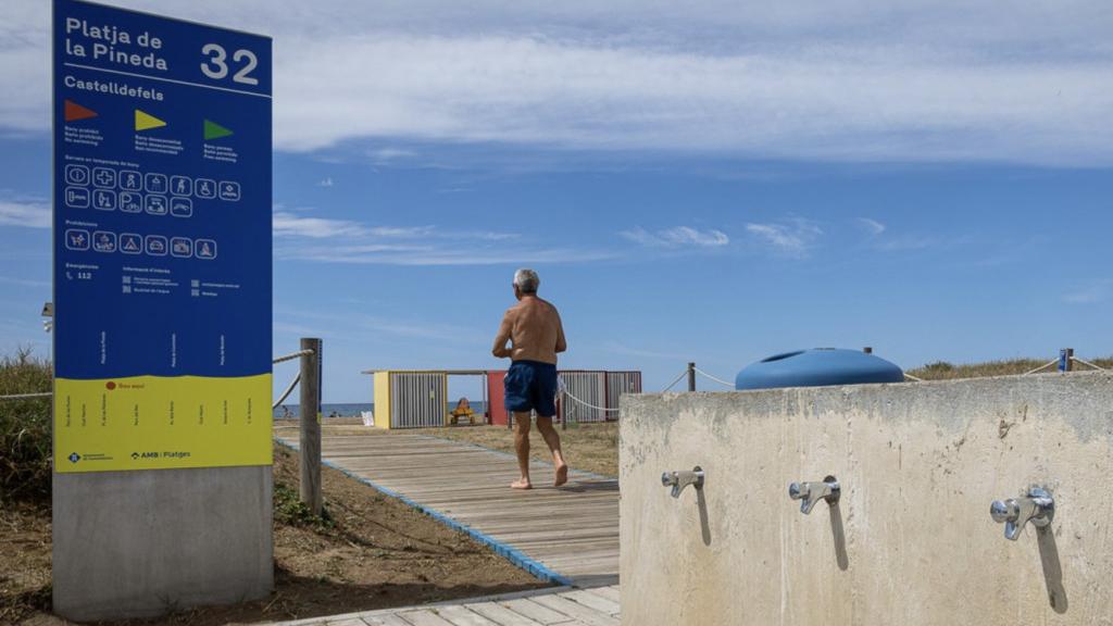 Playa de la Pineda de Castelldefels